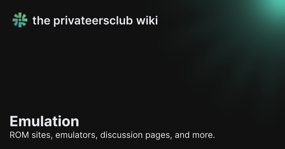 Emulation • Wiki